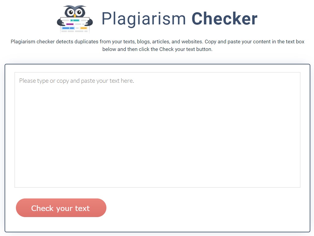 plagiarism-checkerg service-Cordis-site